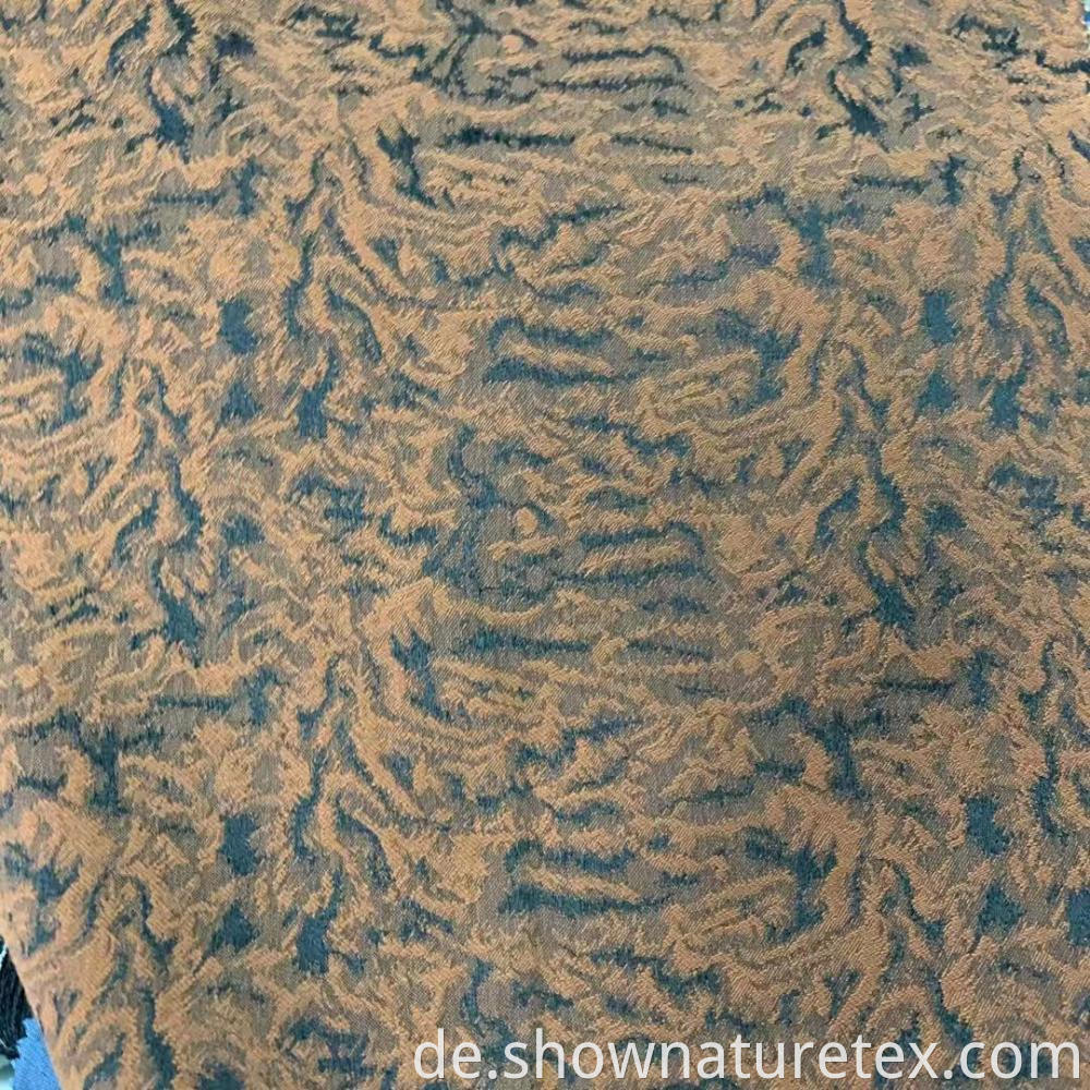 Tiger Skin Design Jacquard Fabic